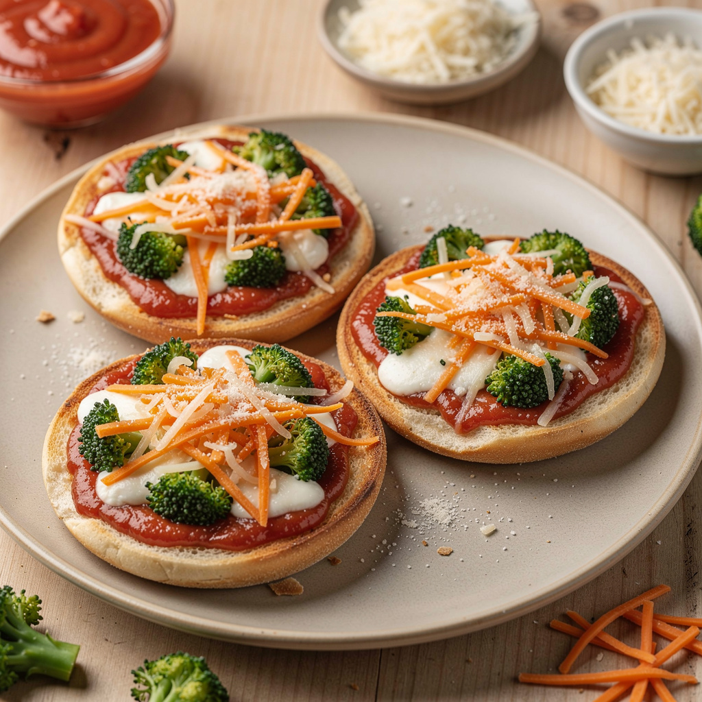 English Muffin Veggie Pizza