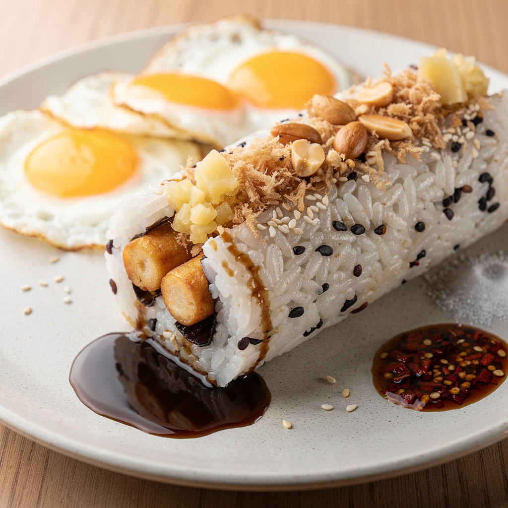 Golden Crunch Sticky Rice with Youtiao