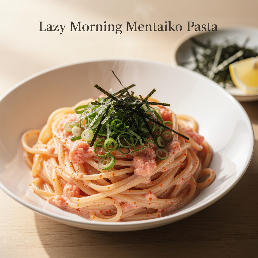Lazy Morning Mentaiko Pasta