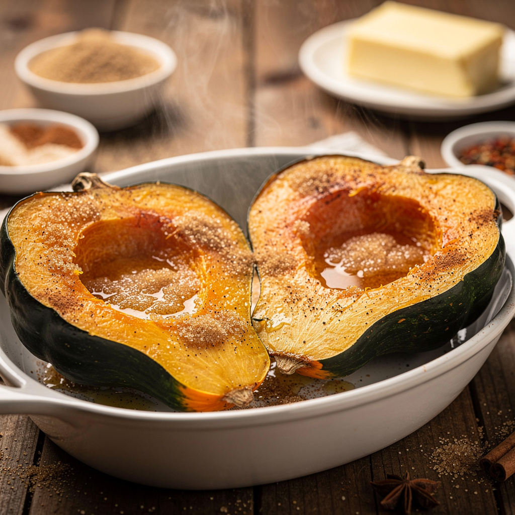 Spiced Baked Squash