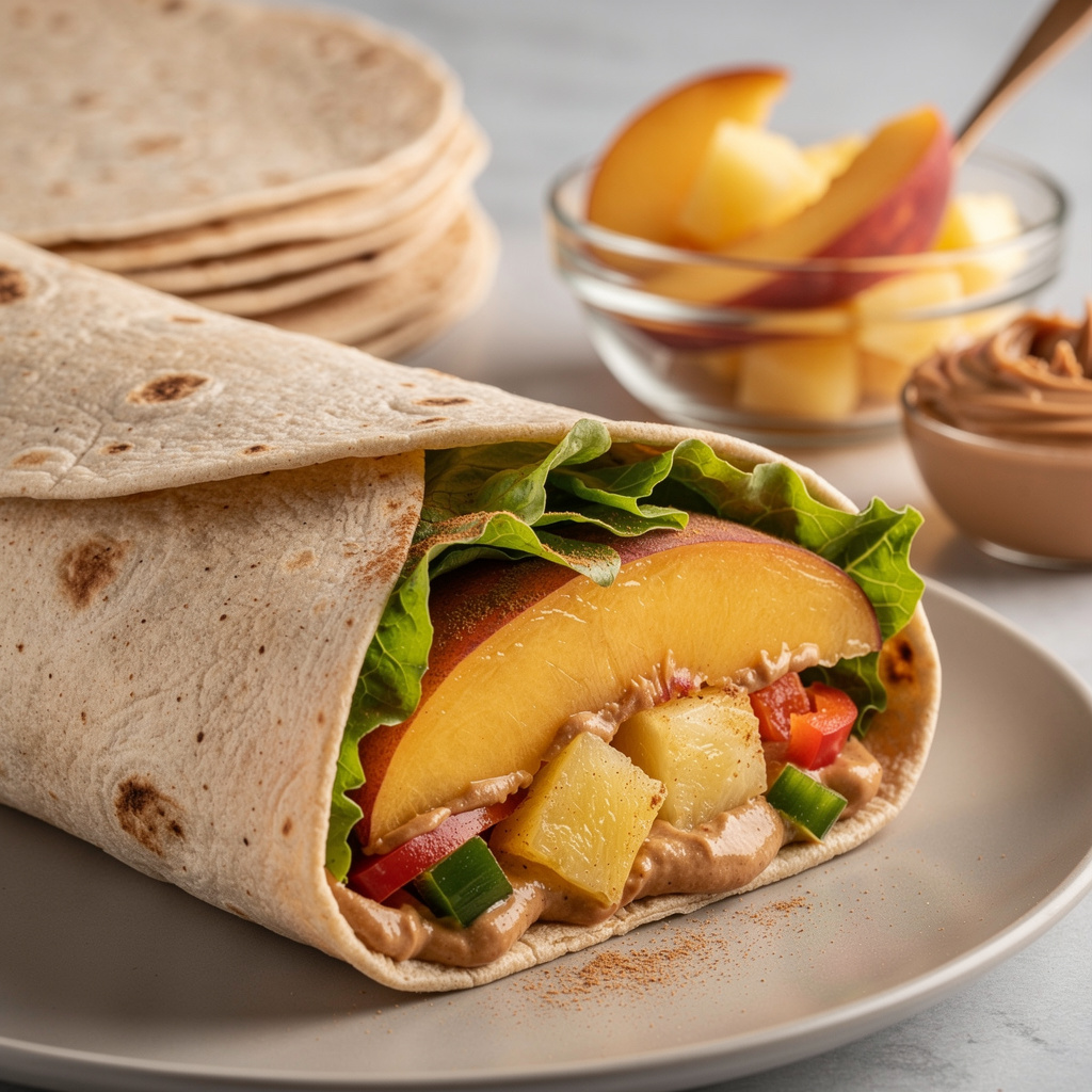 Peanut, Peach, N Pineapple Wrap