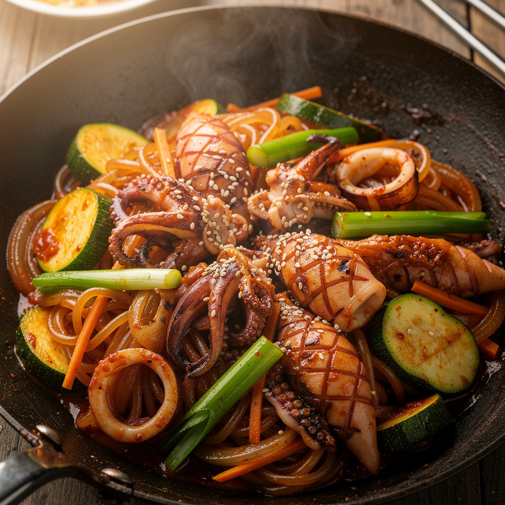 Blazing Wok-Tossed Spicy Squid