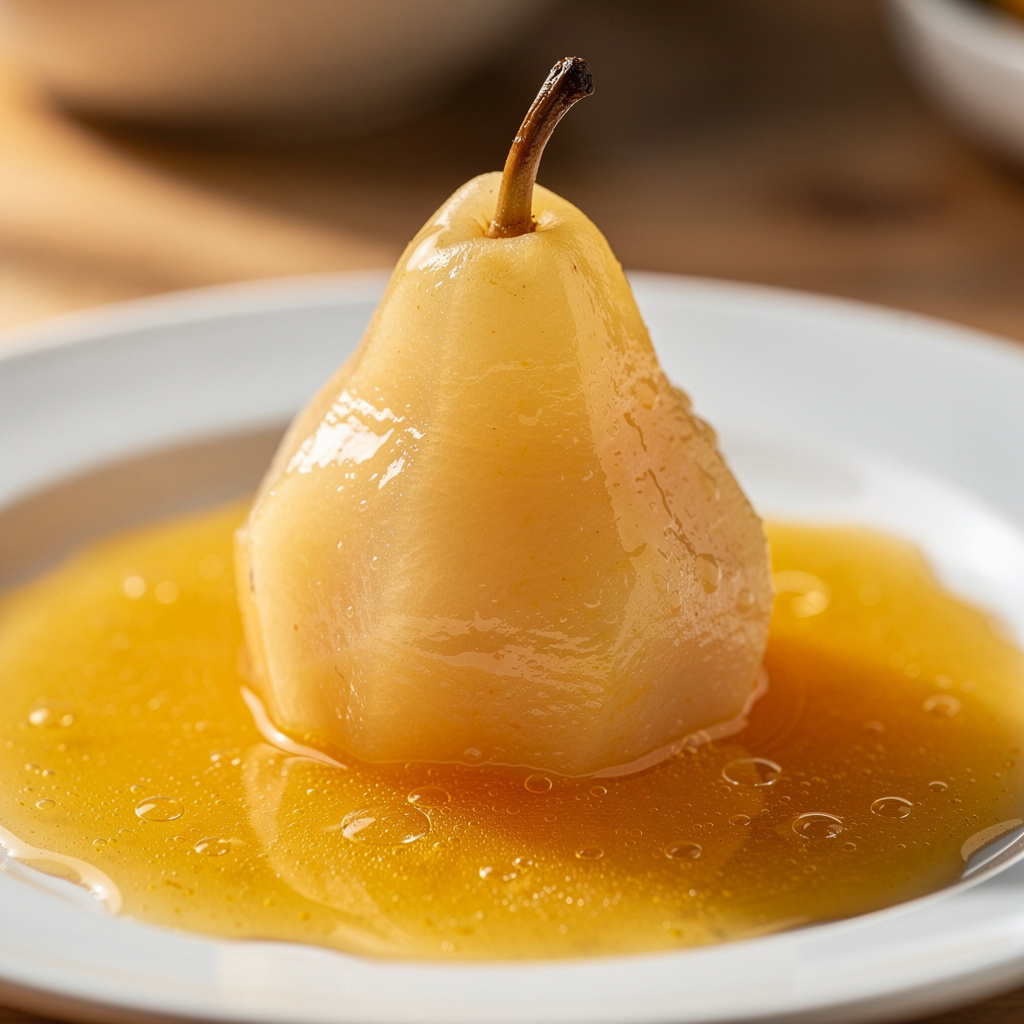 Pear in Orange Sauce