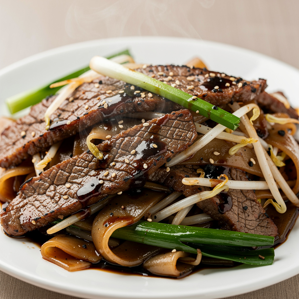 Smoky Beef Chow Fun with Silky Rice Noodles