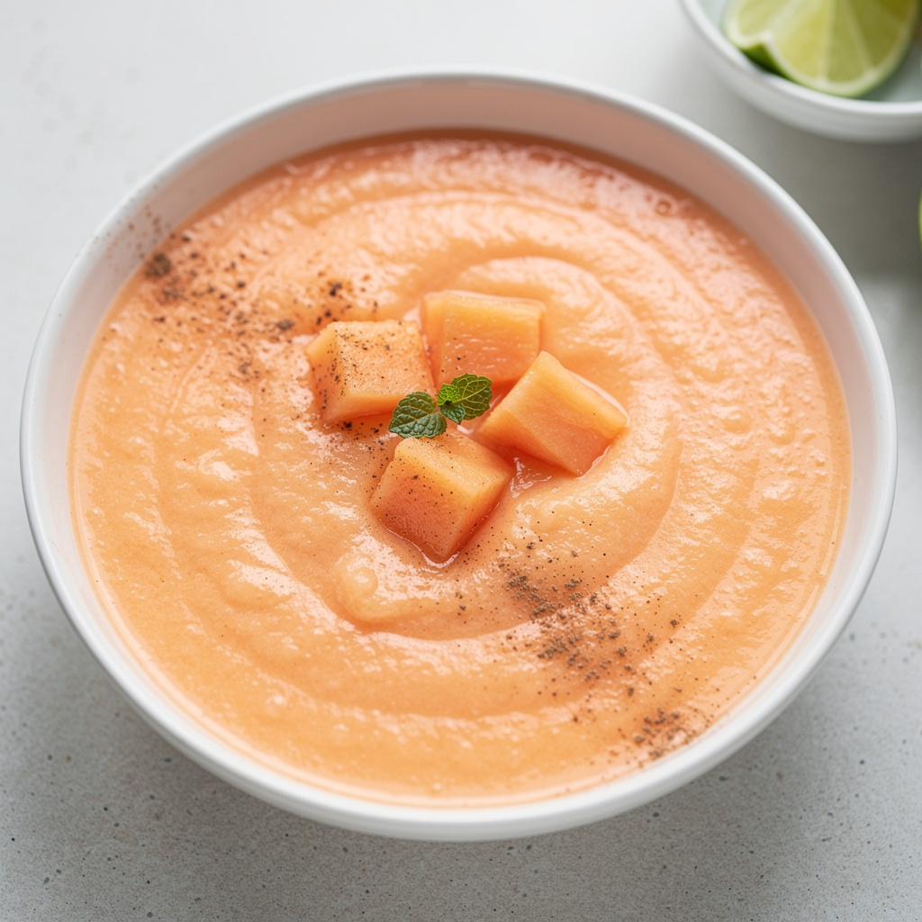 Chilled Cantaloupe Soup