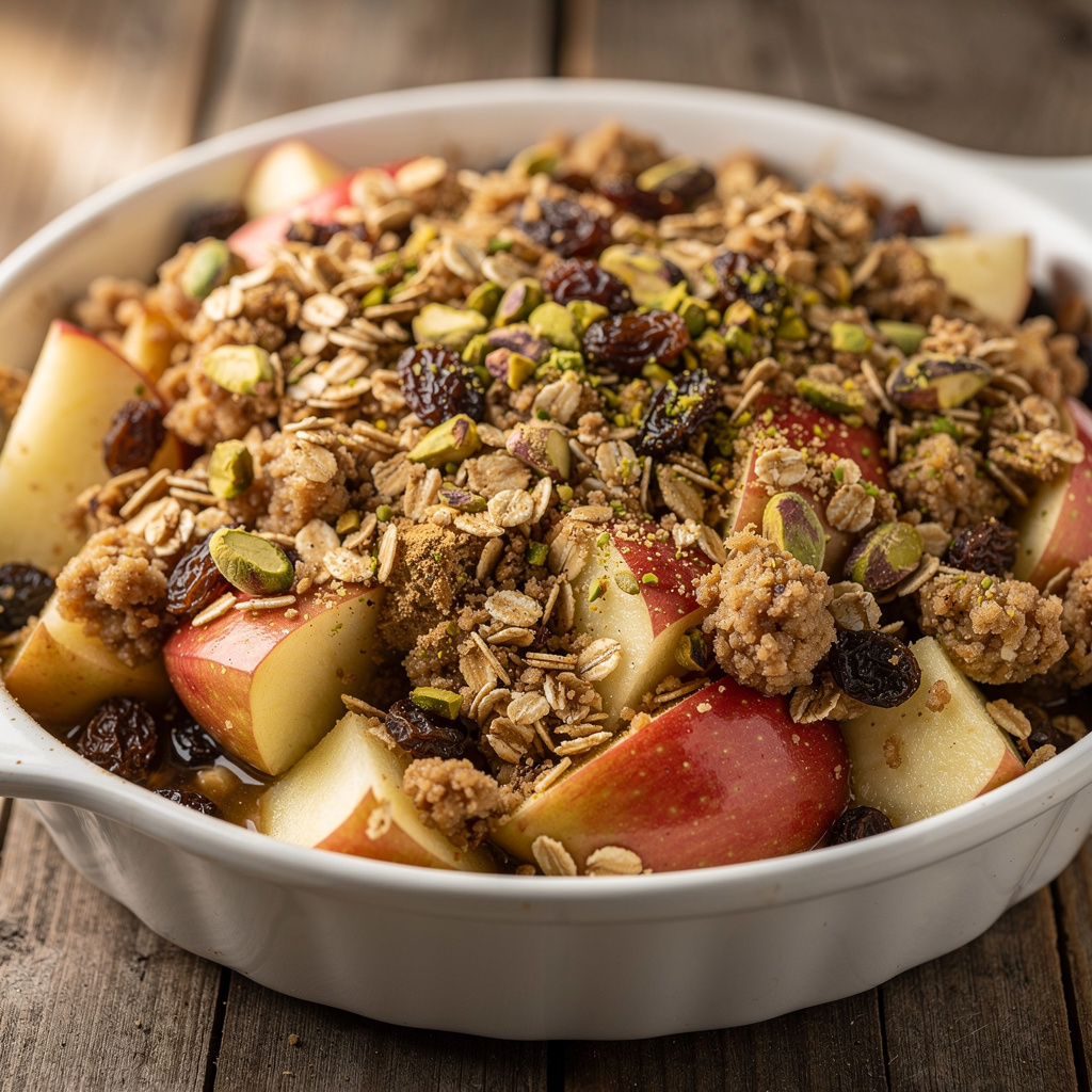 Apple Pistachio Crisp