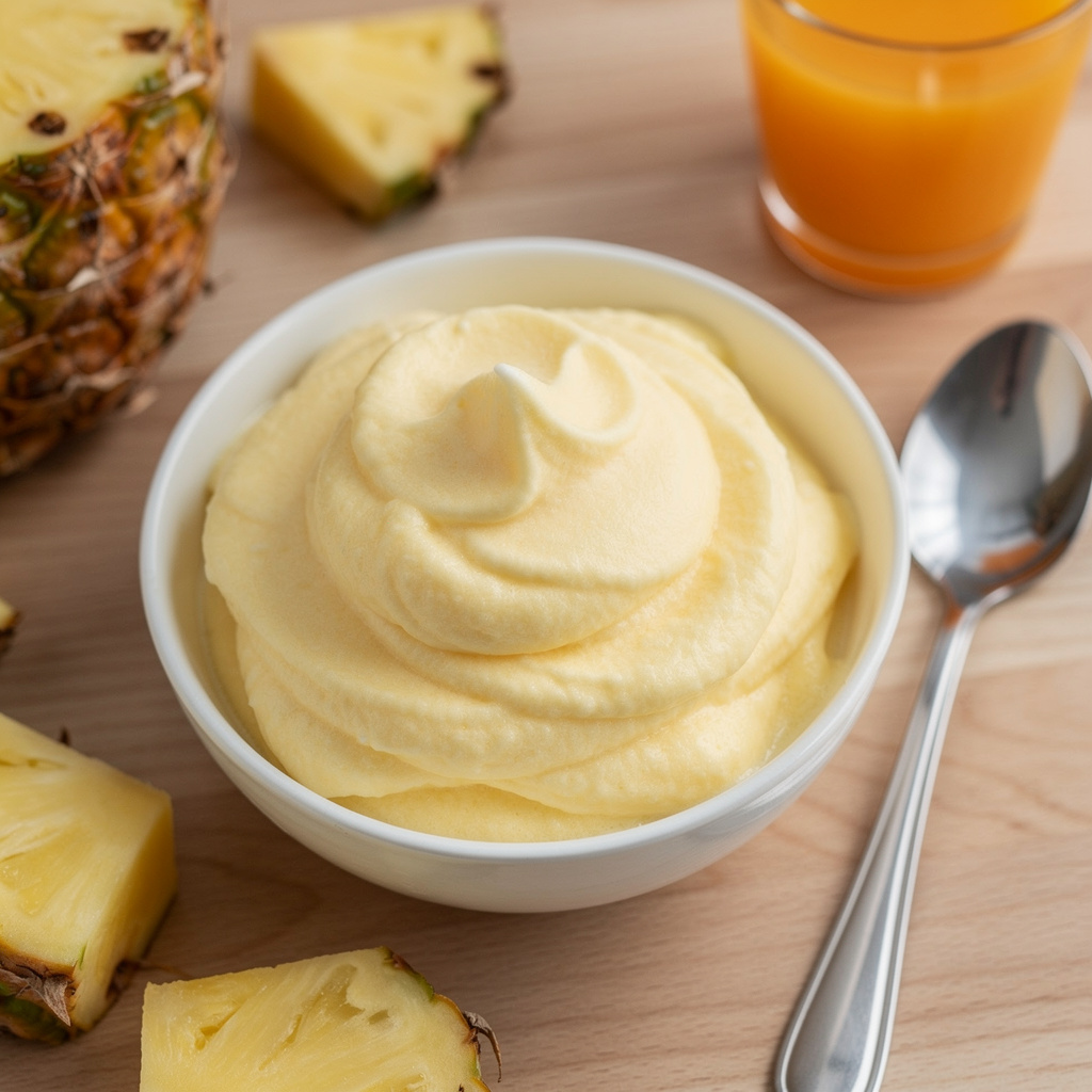 Pineapple Orange Frozen Yogurt