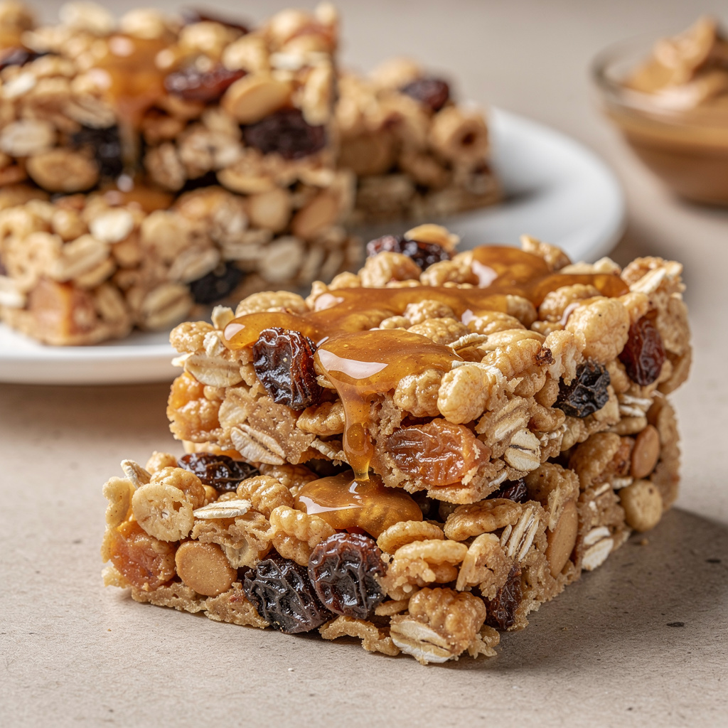 Peanut Butter Cereal Bars