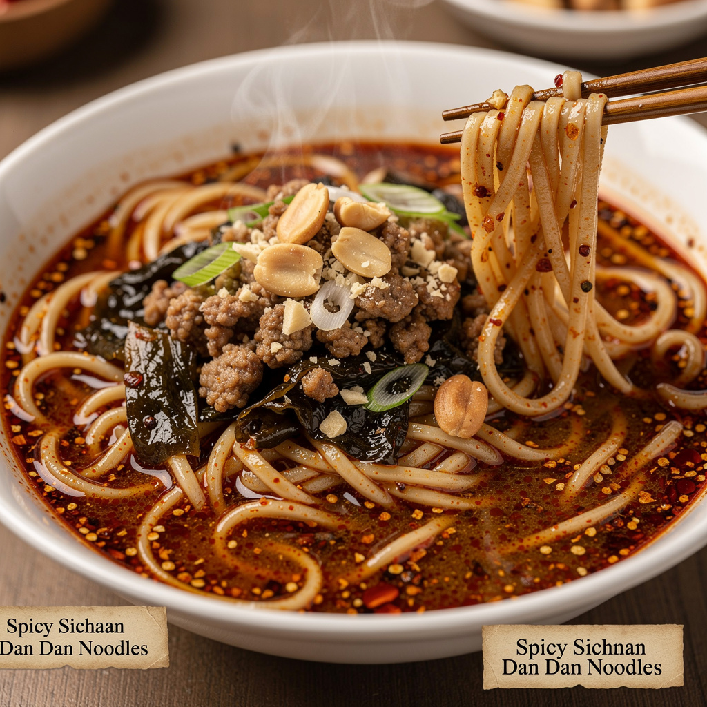 Spicy Sichuan Dan Dan Noodles