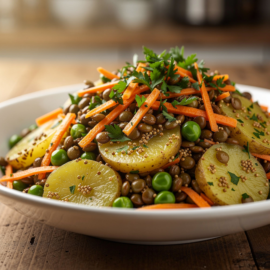 Lentil Vegetable Salad